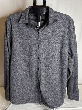 Lee Riders Shirt Women’s Size M Gray Button Down Long Sleeve NWOT